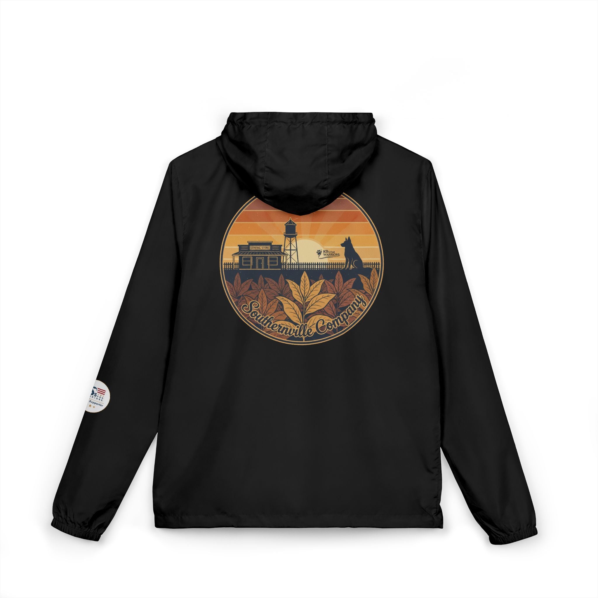 Southernville K9s for Warriors Supporter Windbreaker