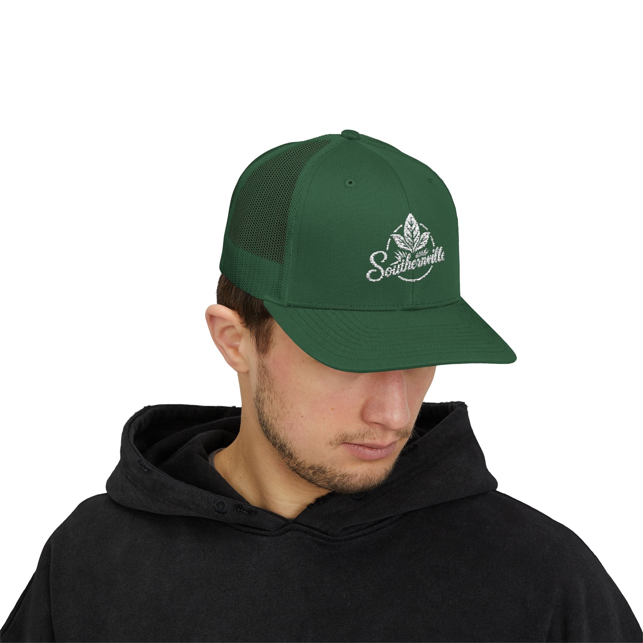 Small Town Hat of the South Snapback Trucker Cap — 'Catch the Sweat' Workwear