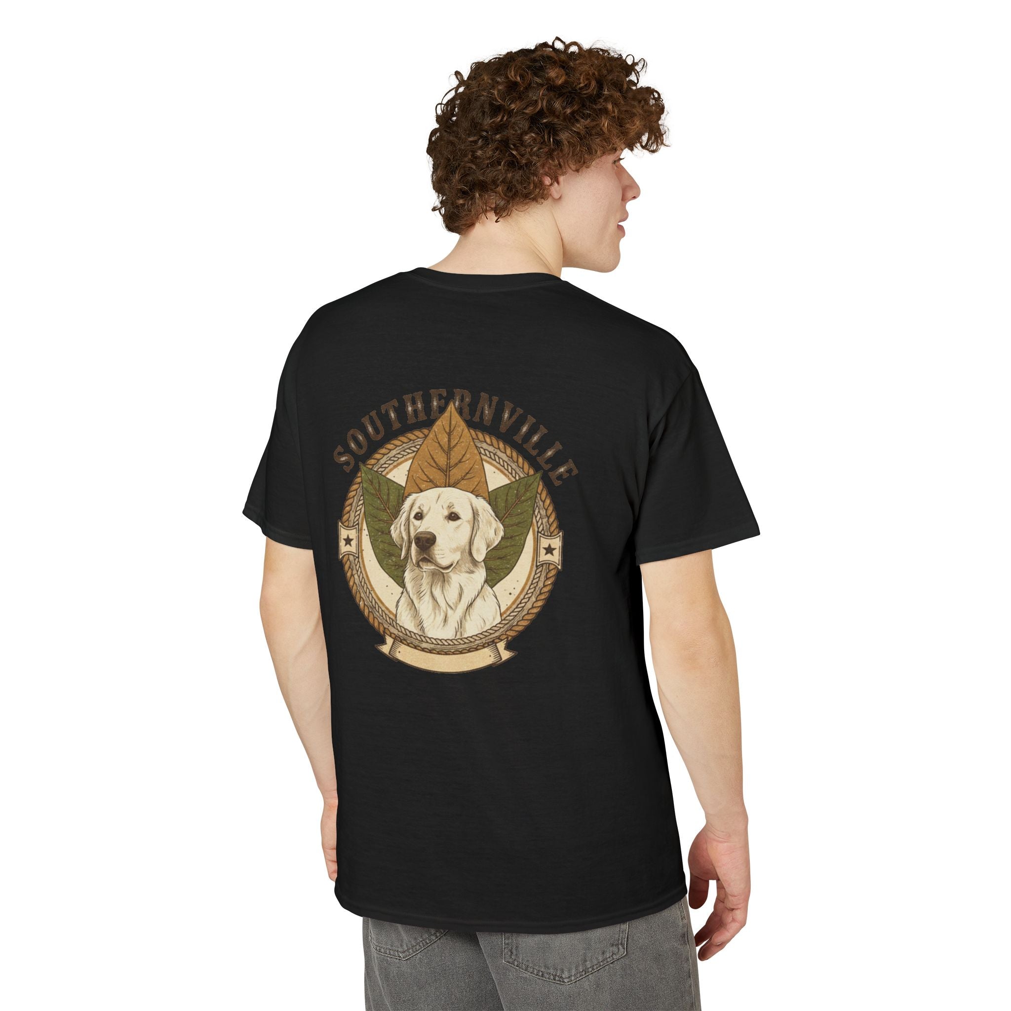 Southernville's Best Friend T-Shirt — Mo the Golden Retriever
