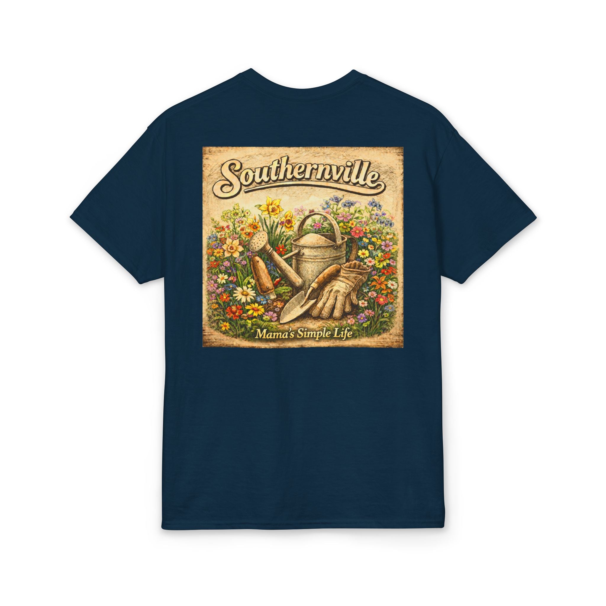 Southernville Company Mama's Simple Life Gardening T-Shirt
