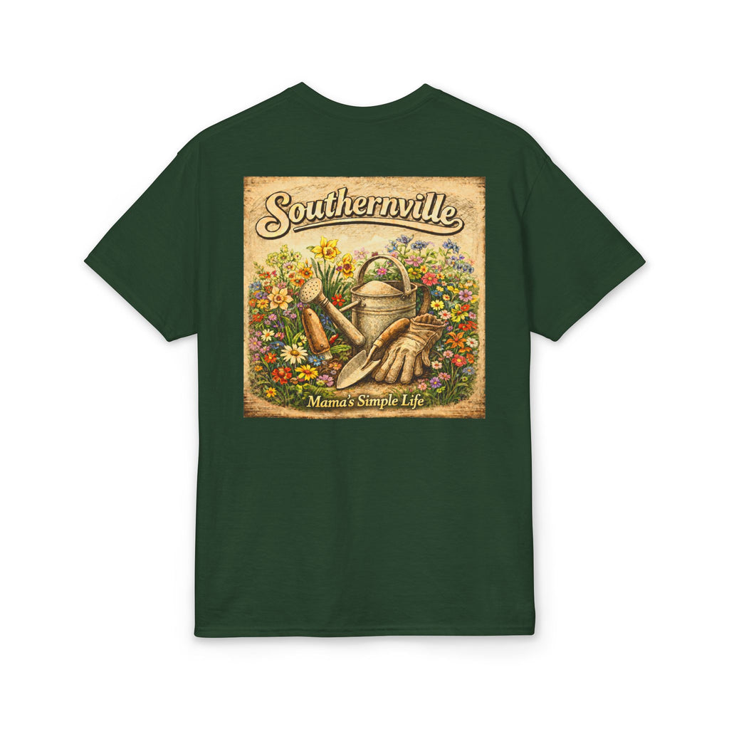 Southernville Company Mama's Simple Life Gardening T-Shirt