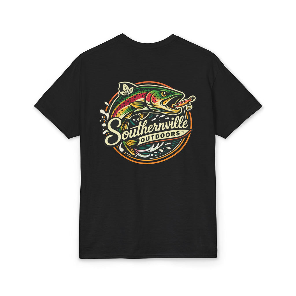 Southernville Outdoors Small Town Fishing Vibes T-Shirt