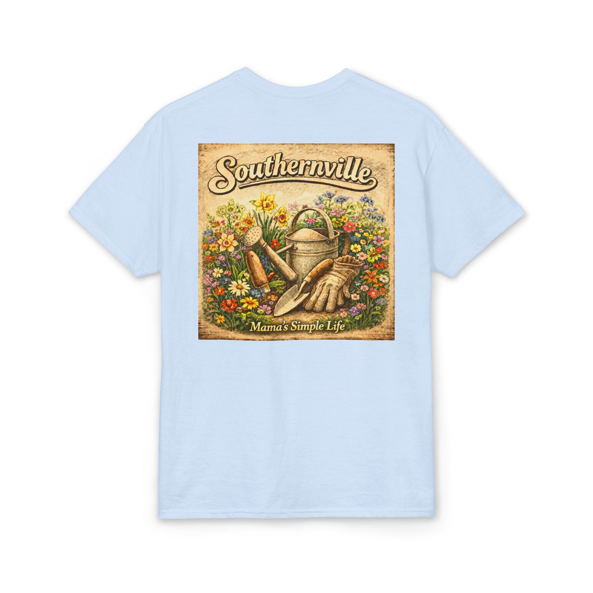 Southernville Company Mama's Simple Life Gardening T-Shirt