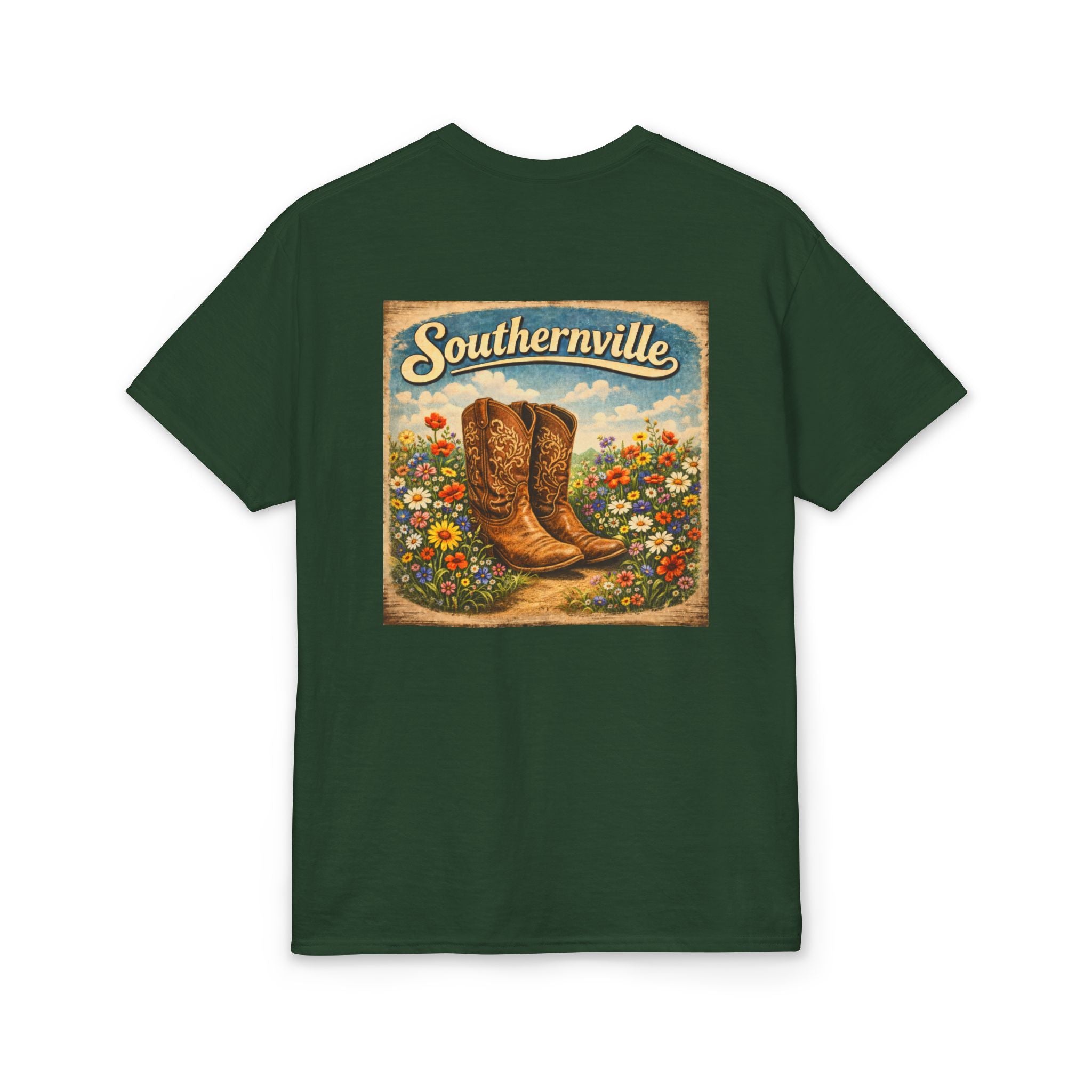 Southernville "Boots in the Fields" T-Shirt