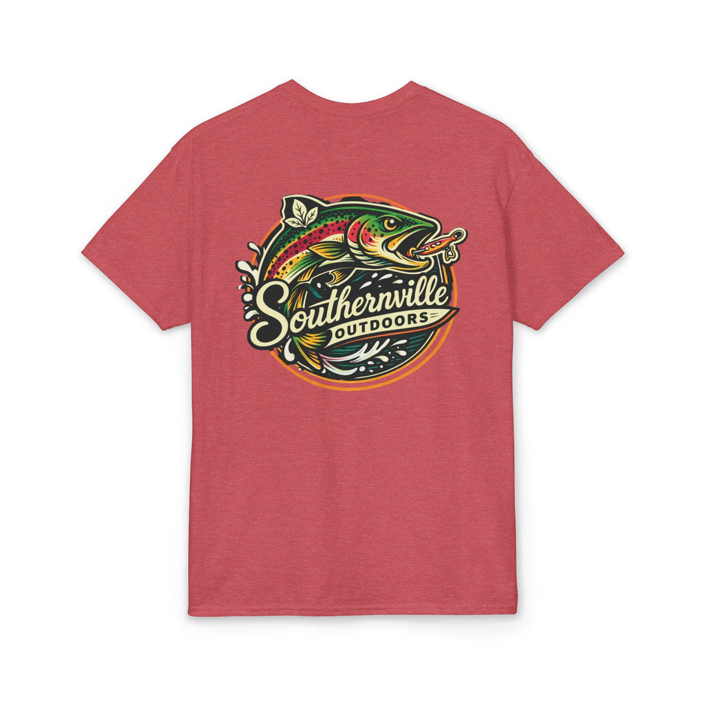 Southernville Outdoors Small Town Fishing Vibes T-Shirt