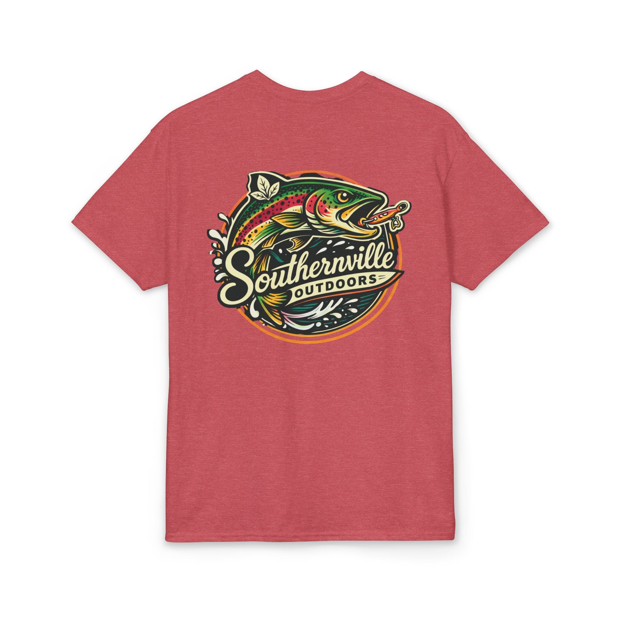Southernville Outdoors Small Town Fishing Vibes T-Shirt