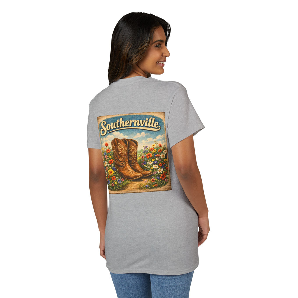 Southernville "Boots in the Fields" T-Shirt