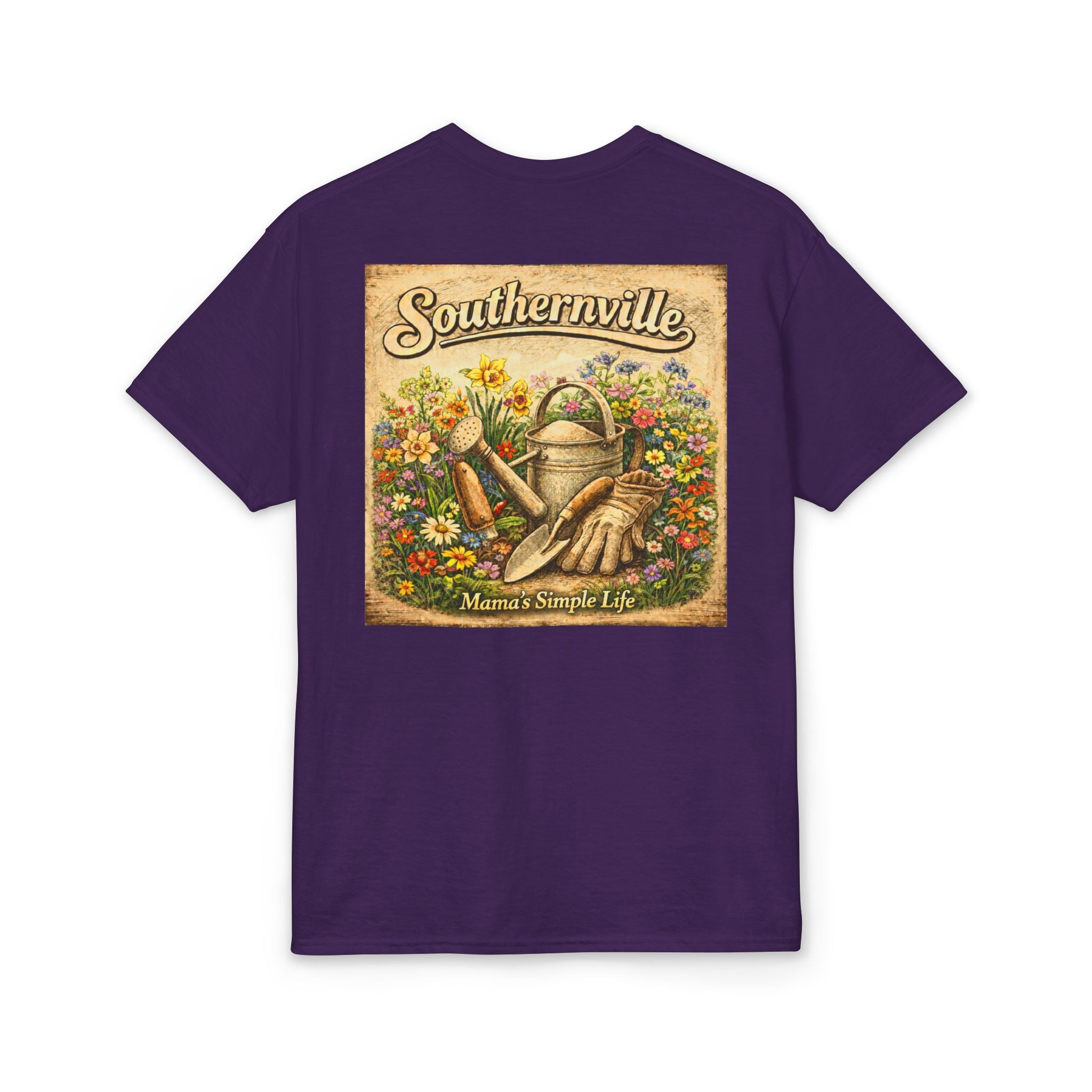 Southernville Company Mama's Simple Life Gardening T-Shirt