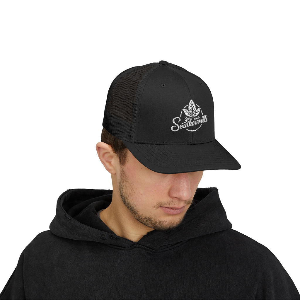 Small Town Hat of the South Snapback Trucker Cap — 'Catch the Sweat' Workwear