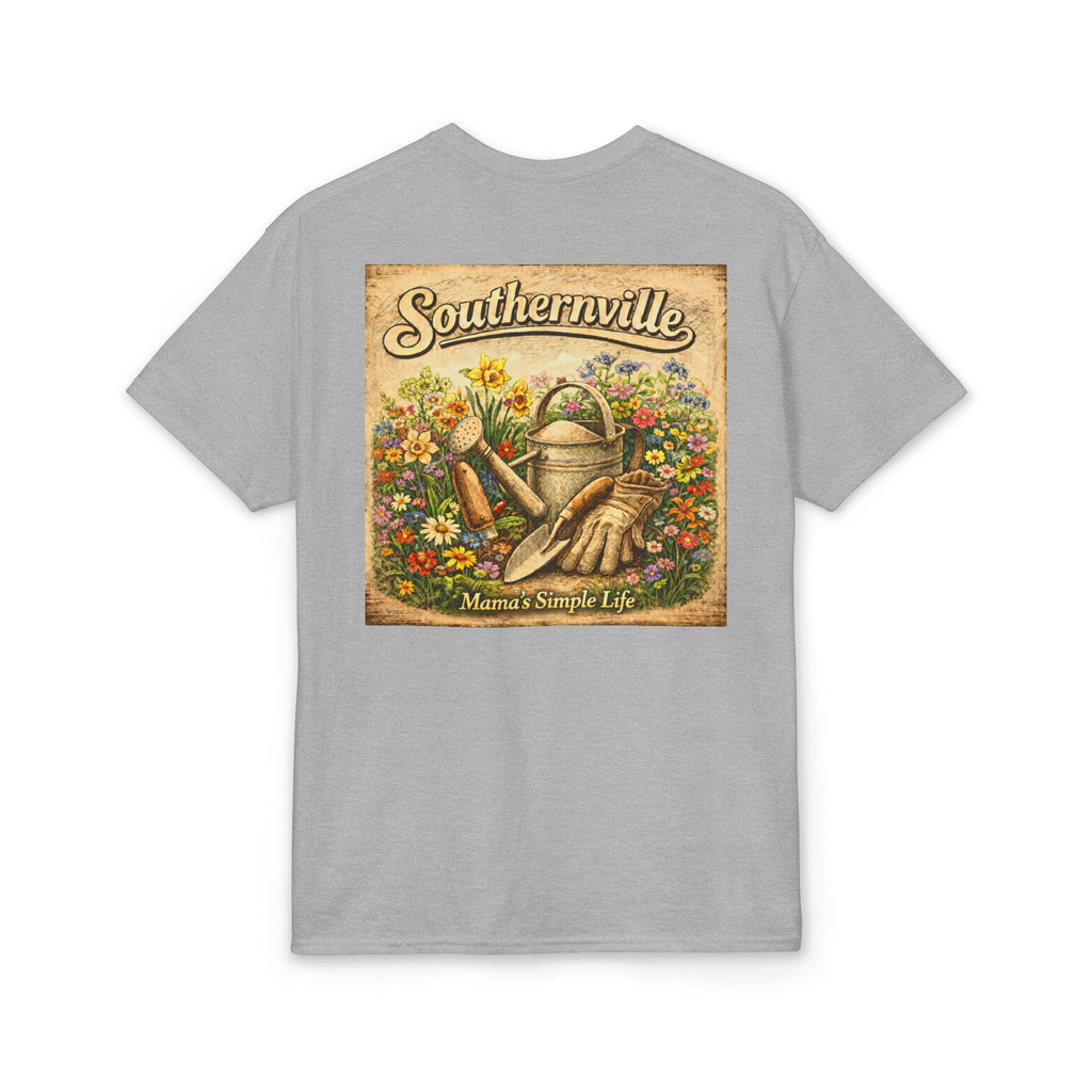 Southernville Company Mama's Simple Life Gardening T-Shirt