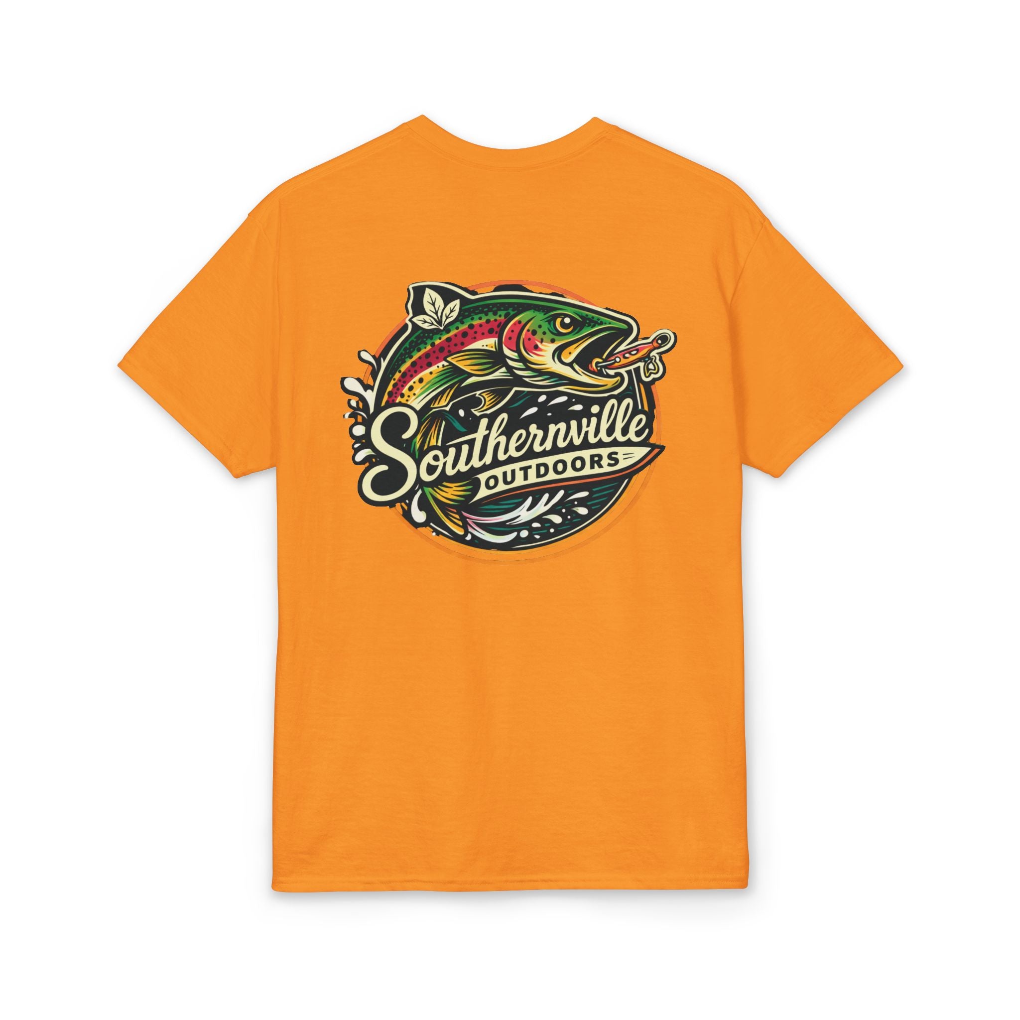 Southernville Outdoors Small Town Fishing Vibes T-Shirt