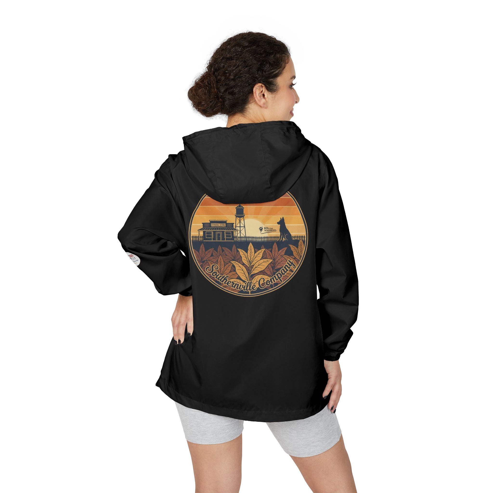 Southernville K9s for Warriors Supporter Windbreaker
