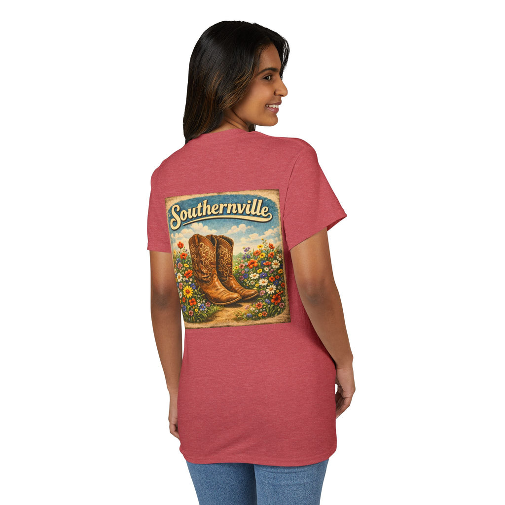 Southernville "Boots in the Fields" T-Shirt