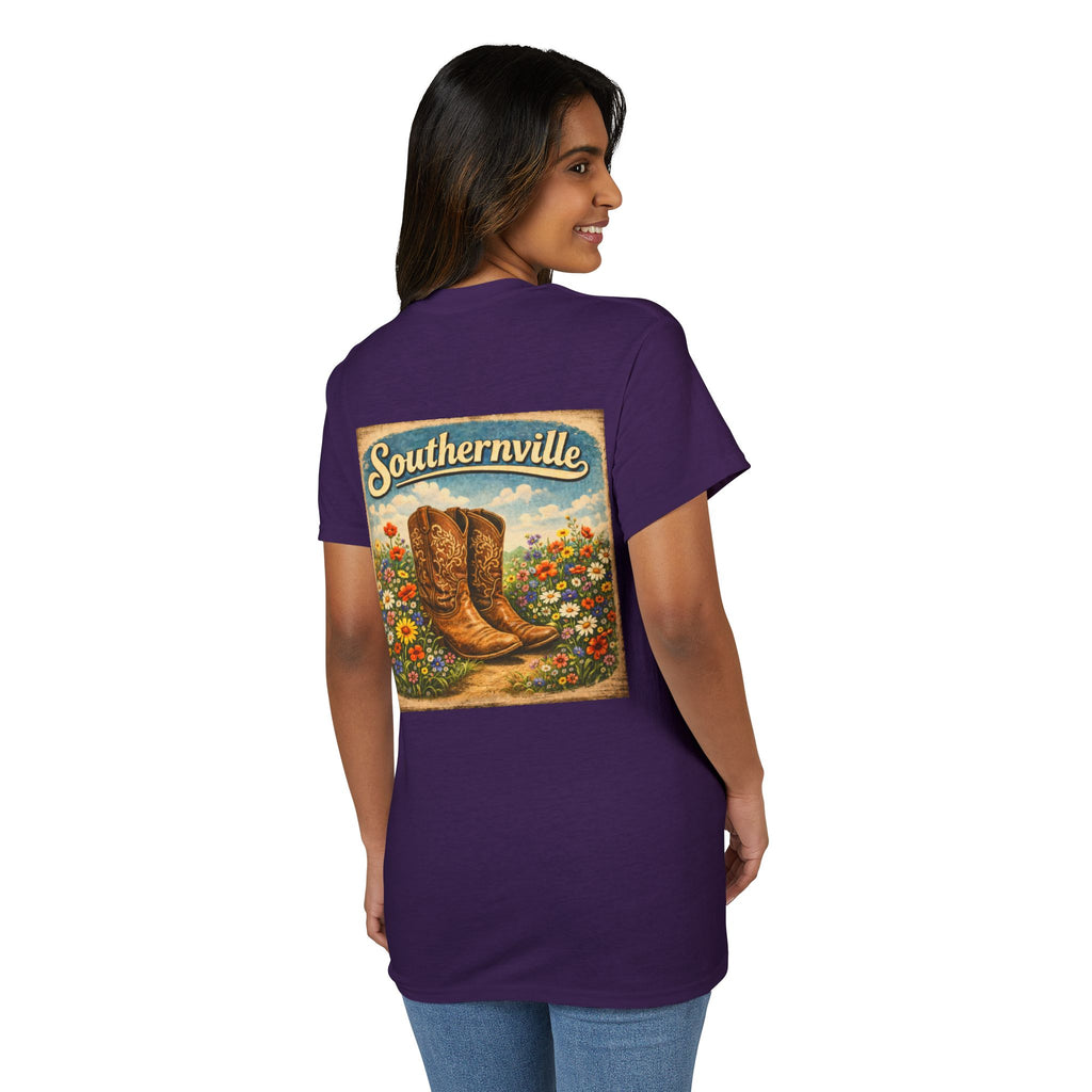 Southernville "Boots in the Fields" T-Shirt