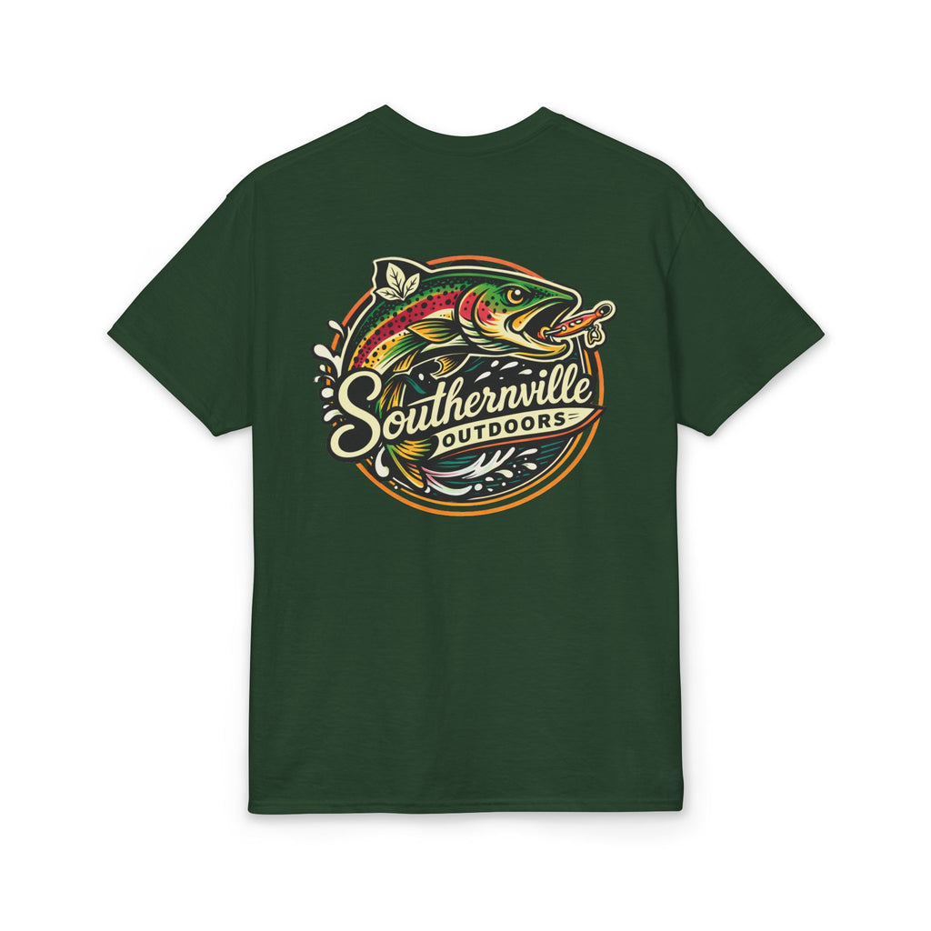 Southernville Outdoors Small Town Fishing Vibes T-Shirt