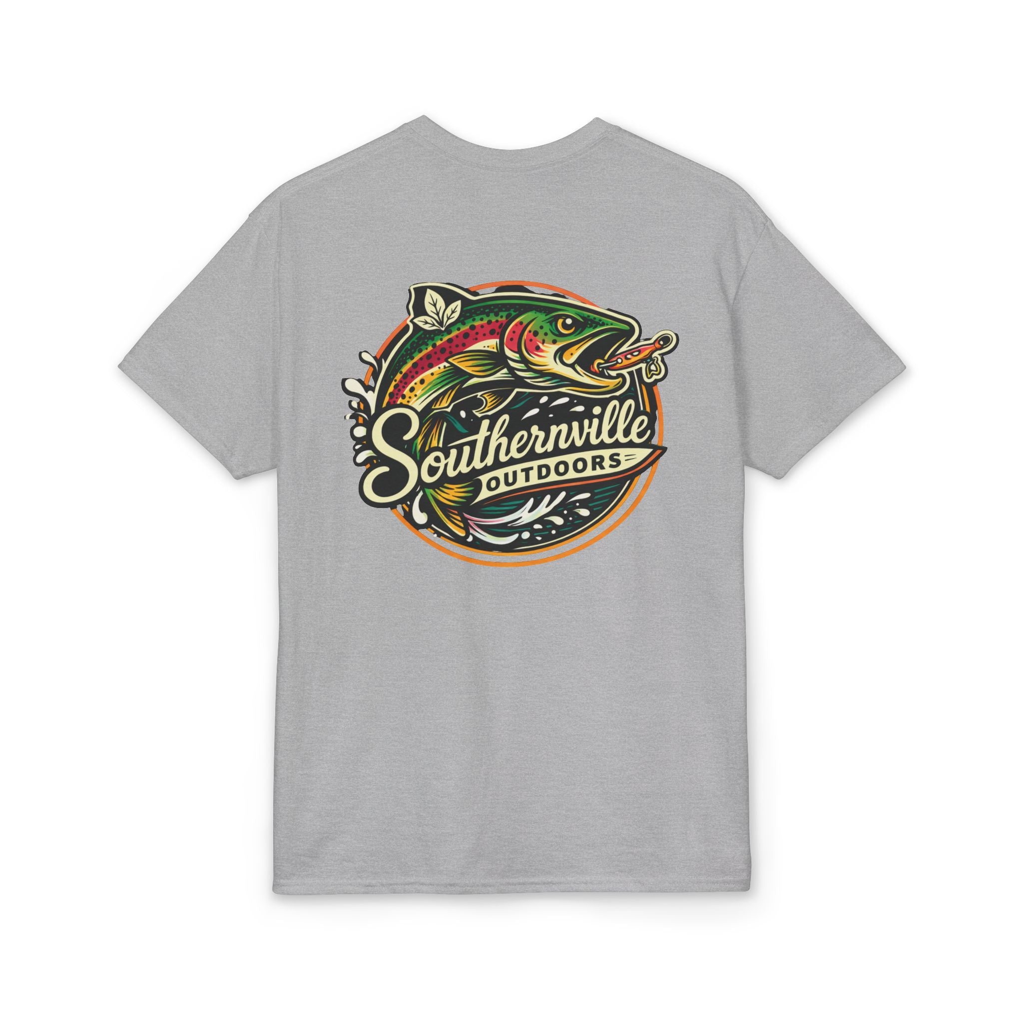 Southernville Outdoors Small Town Fishing Vibes T-Shirt